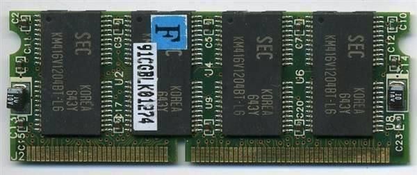 PC: Rare Vintage Samsung KM416V1204BT-L6 EDO DRAM Memory Module – Usato da Genève venduto da Cockattoo