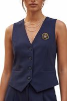 Nina Ricci Vintage Brosche mit Kristall & Box