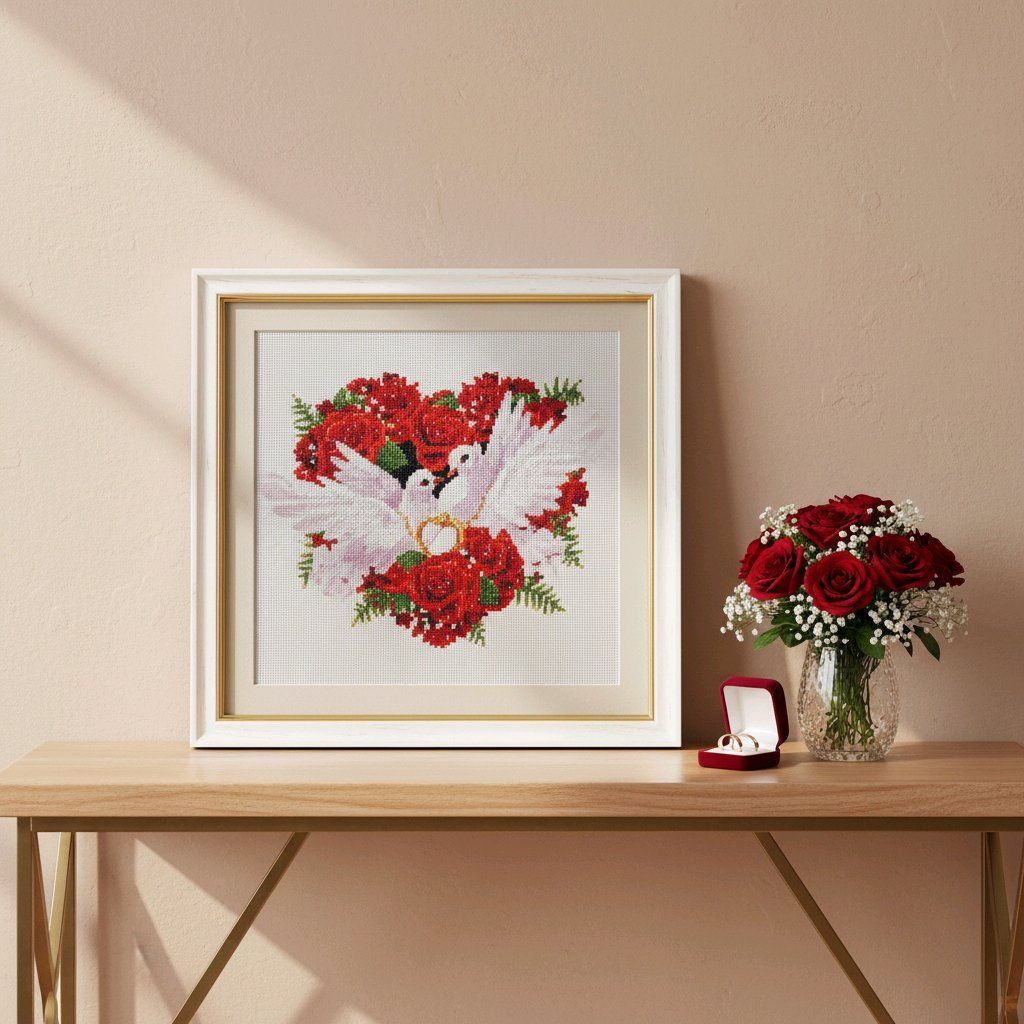 Kit bricolage: Diamond painting terminé 30x30 cm – Nuovo (secondo la descrizione) da Ste-Croix venduto da Lougia