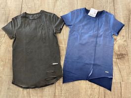 2 T-Shirts im Set - Grösse 122/128 - Blue Effect Kids