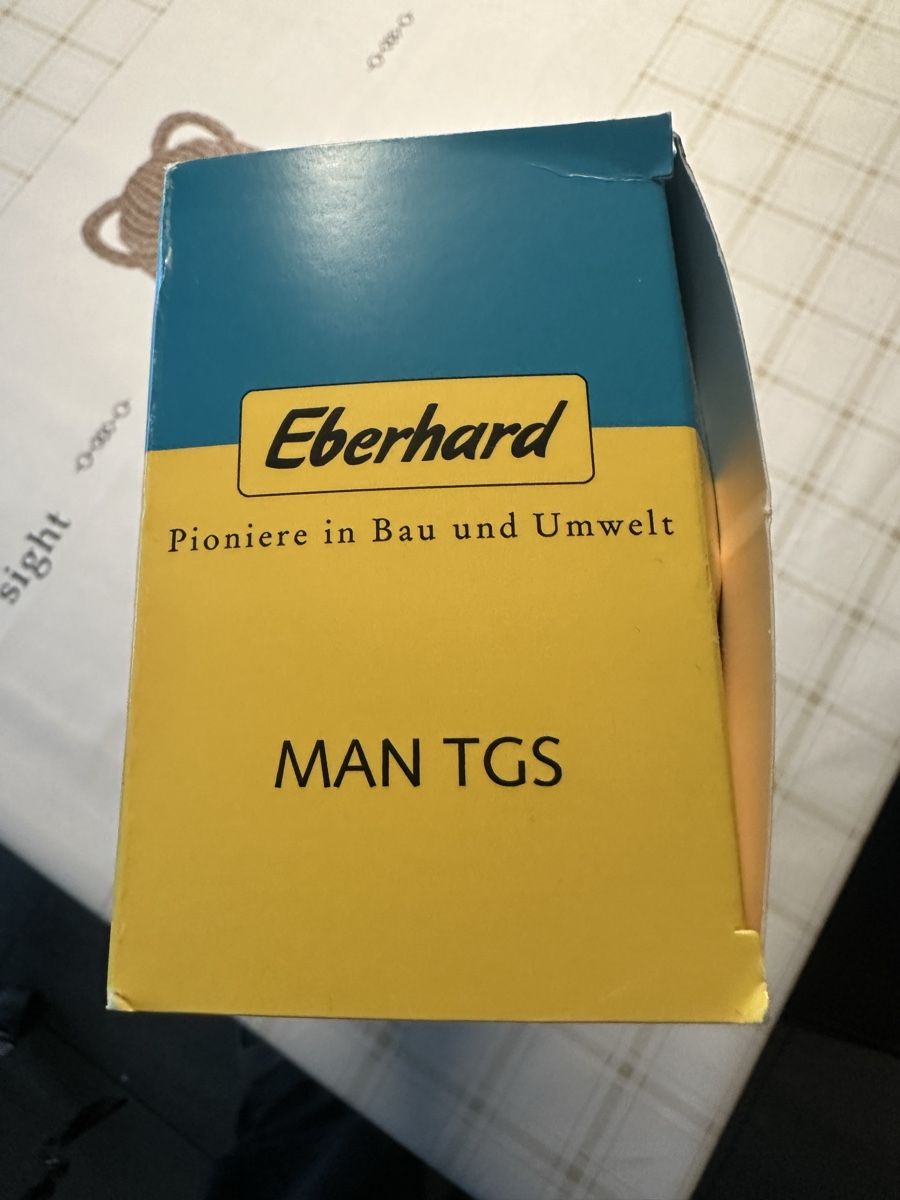 Kit di modellismo & Modellini statici: Eberhard Modell MAN TGS 2025 – Nuovo e nell'imballaggio originale da Oberglatt ZH venduto da Bumae74 2