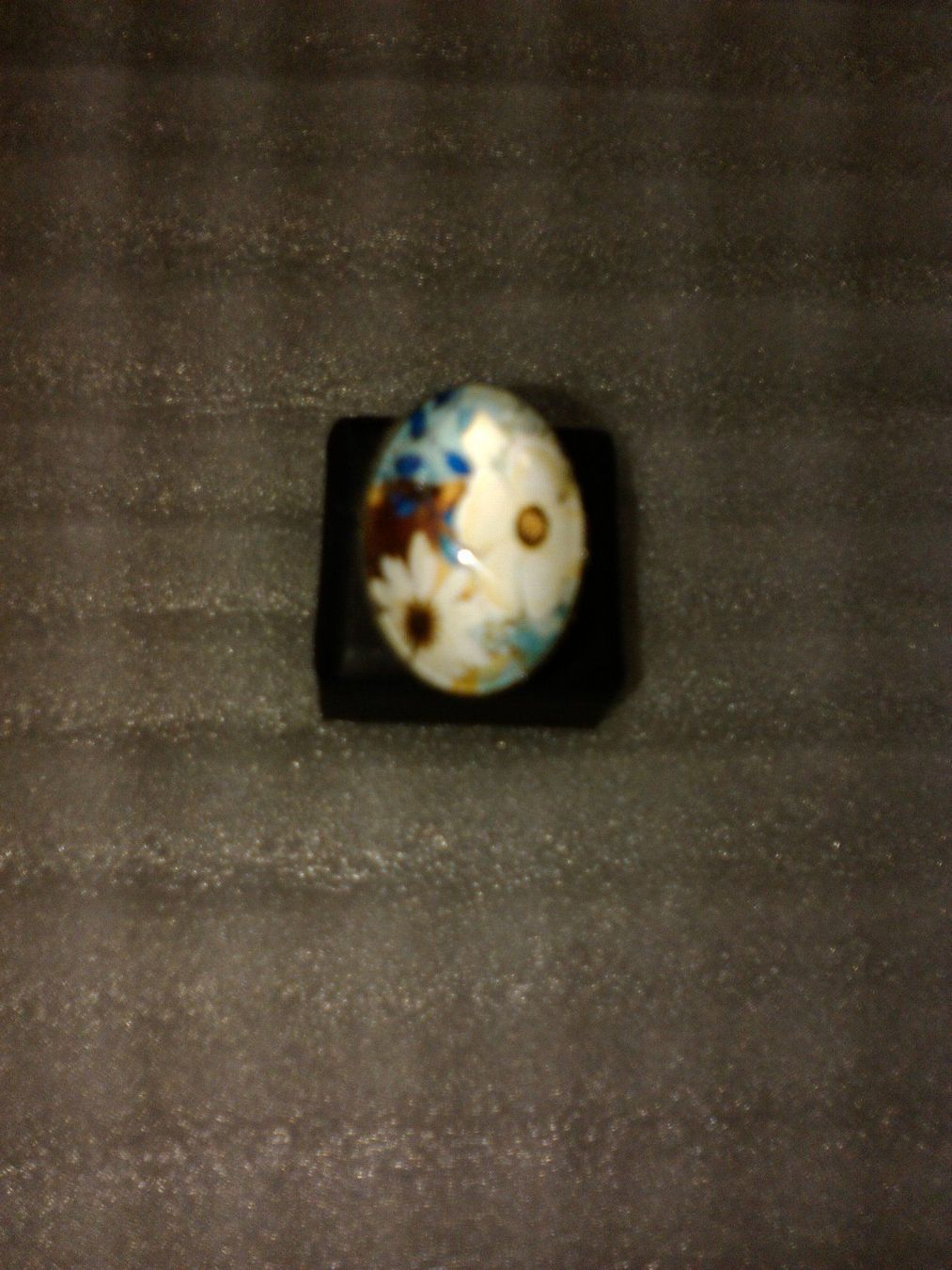 Ringe: RING EDELSTHAL,,,MIT BLUMEN,,,GLANZIG – Neu (gemäss Beschreibung) aus Basel von bijoutrie_4