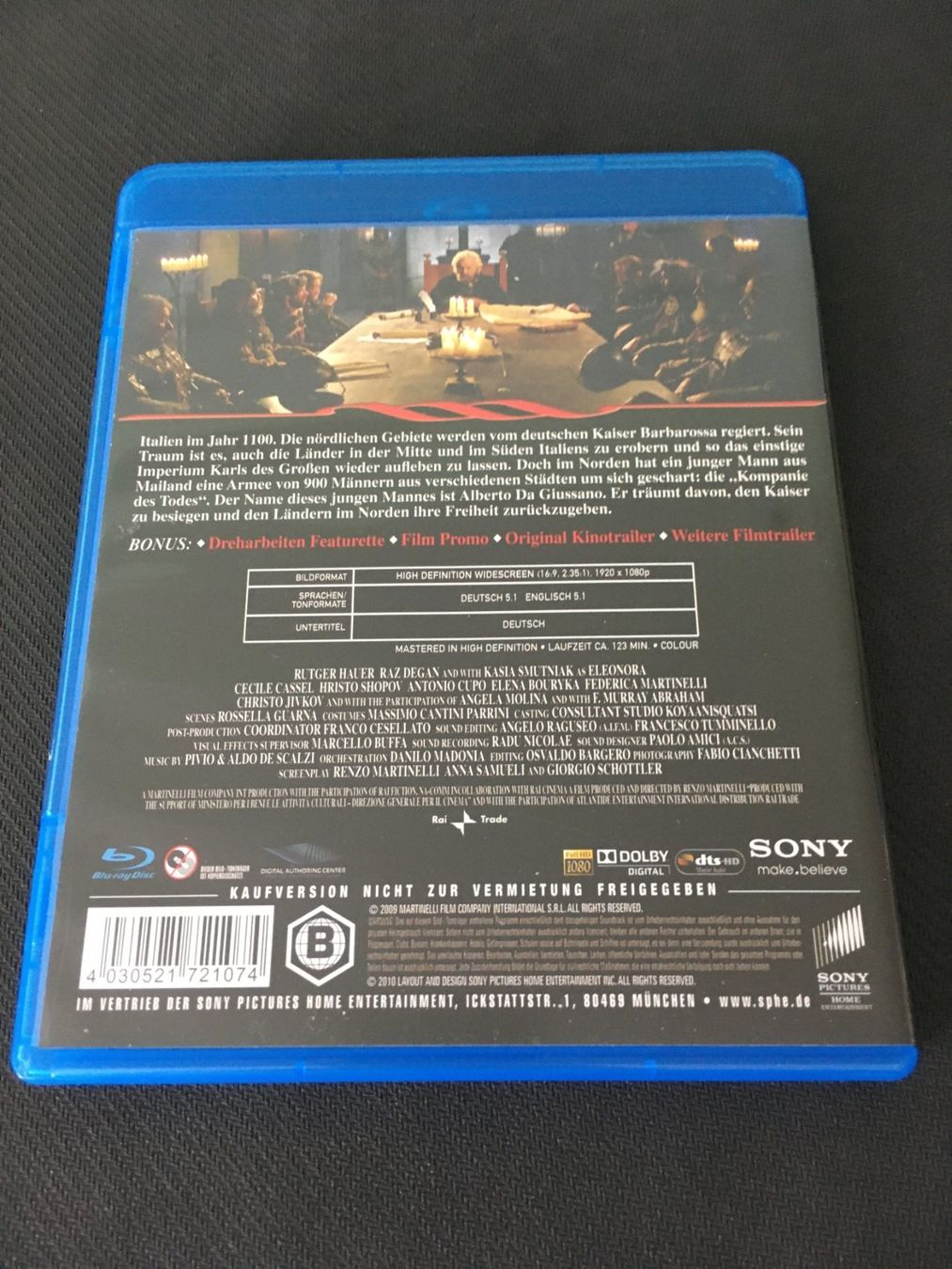 Tutti i DVDs: Barbarossa [Blu-ray] – Usato da St.Gallen venduto da MedienJoe 1
