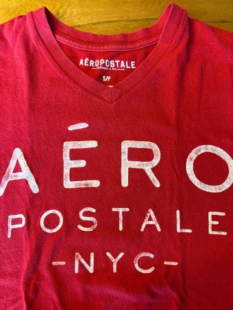 Aéropostale T-Shirt, Rot, Gr. S/P, Sommer