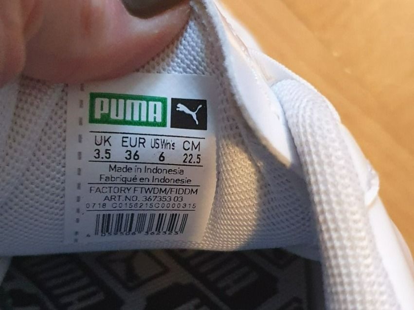 Puma Damenschuhe: Neue PUMA Sneaker 'Basket Bow' zweifarbig Gr. 36 – Neu (gemäss Beschreibung) aus St. Gallen von rid_2fs2 9
