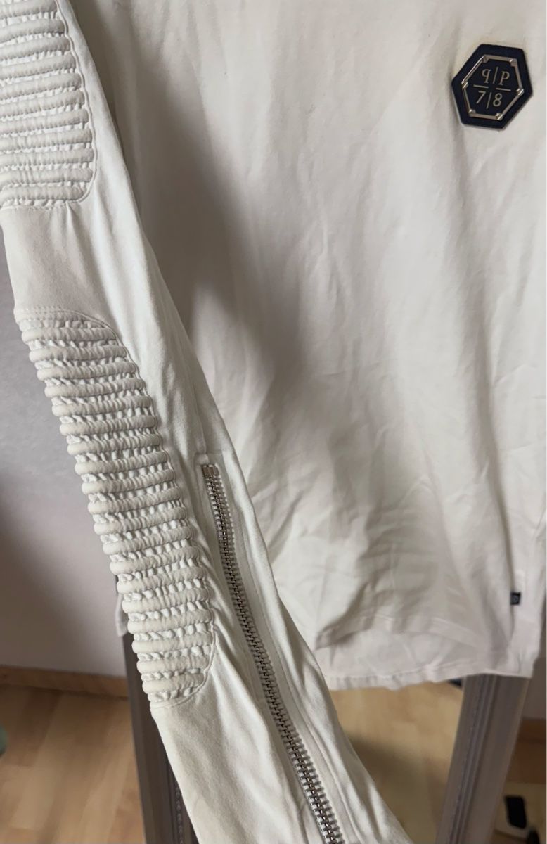 Philipp Plein Pullover & Sweatshirts: Philipp Plein Langarmshirt weiss Gr.S – Gebraucht aus Tenniken von chr_s9rk 1