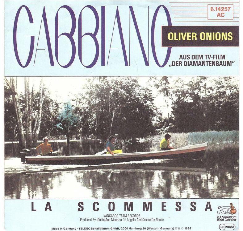 Vinyles: Oliver Onions  --  Gabbiano  Single7 – D'occasion à Rheinau par thespecials