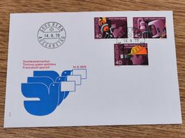 FDC 614-616 Kat. 200.- 14.9.1978