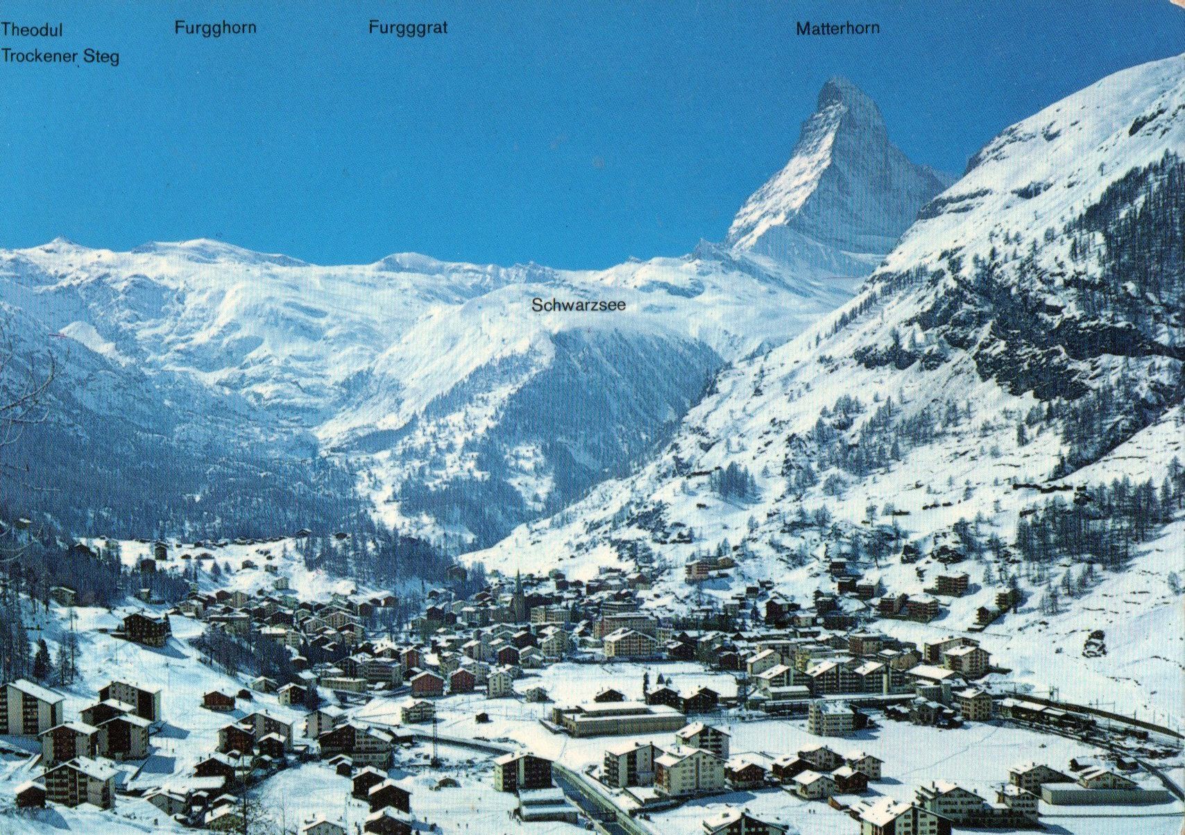 Ansichtskarten: Zermatt – Gebraucht aus Melano von pisonsdro