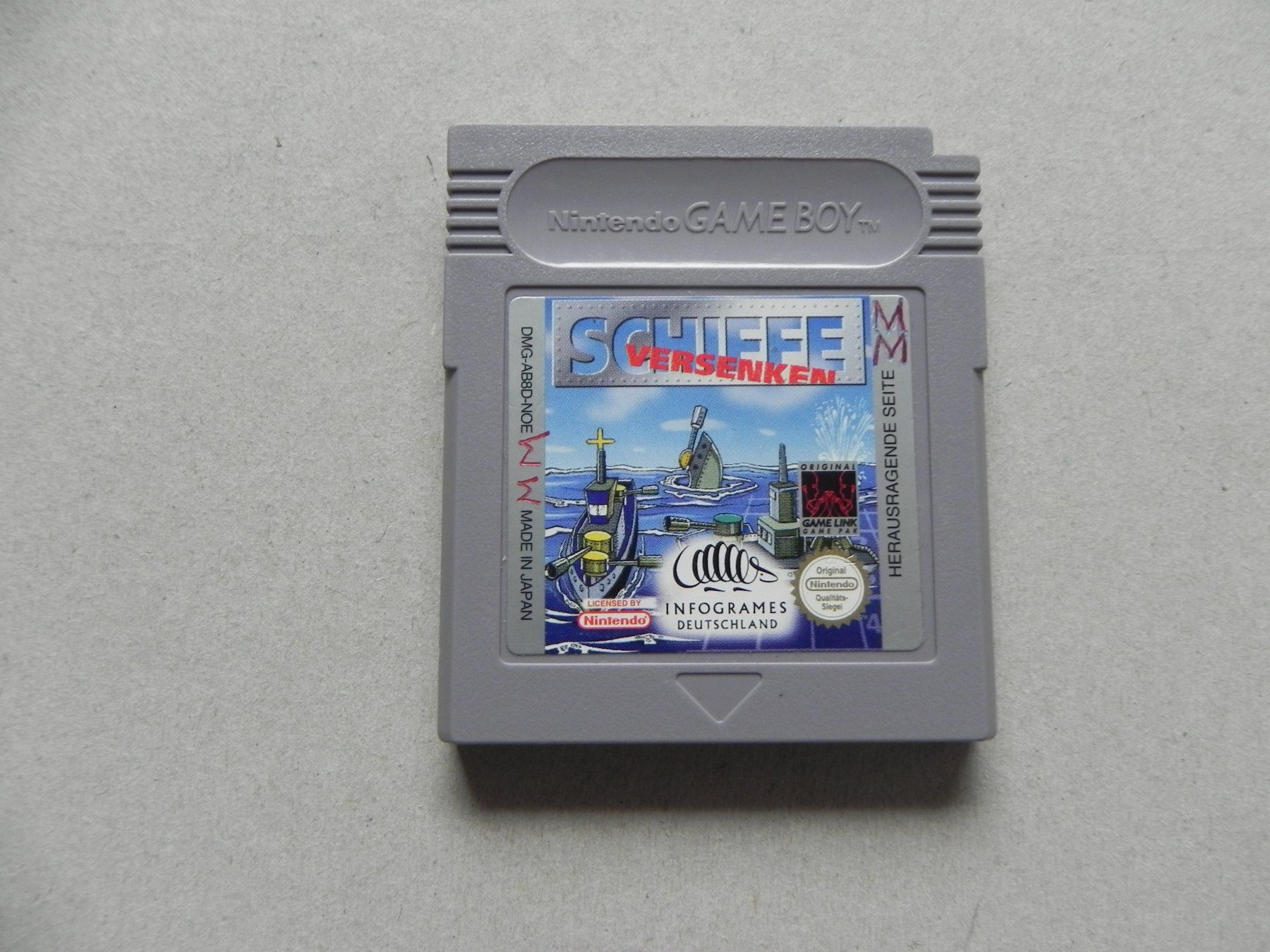 Nintendo Spiele: Nintendo Gameboy Game Boy Spiel Schiffe versenken – Gebraucht aus Siebnen von krimsie