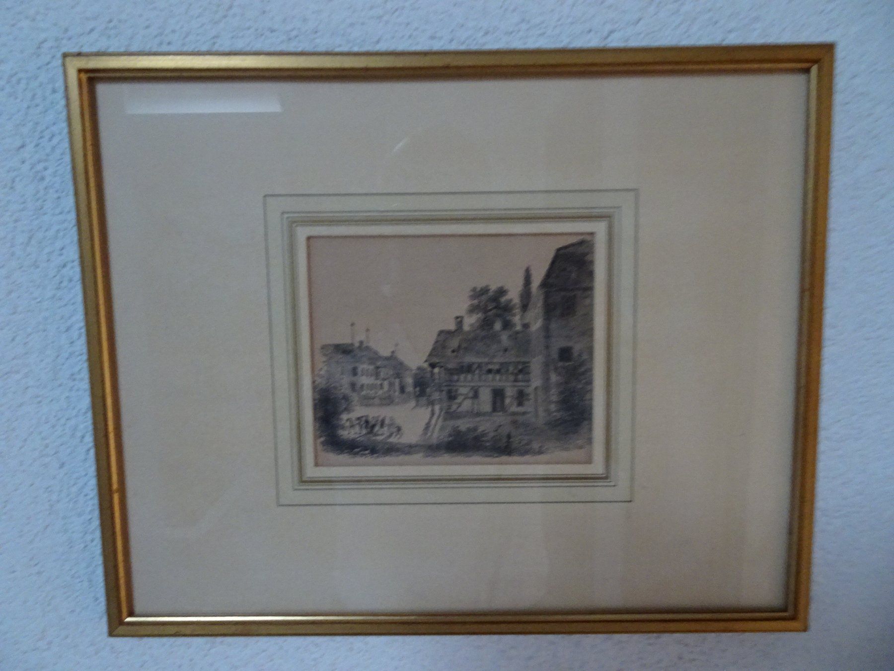 Stiche: Stich "Schloss Wolfsberg", Innenhof – Gebraucht aus Matzingen von carola71