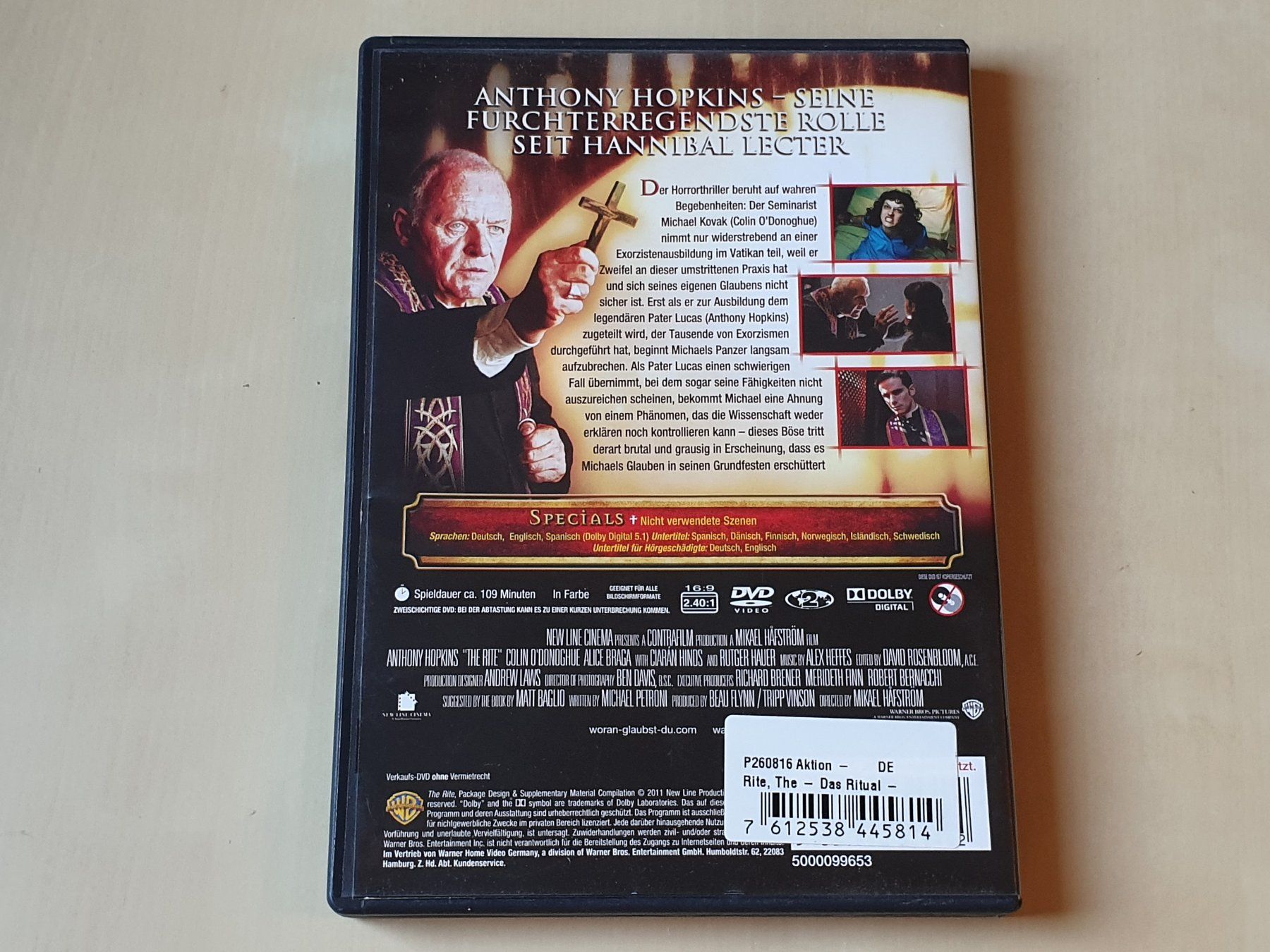 Tutti i DVDs: The Rite Das Ritual – Usato da Stansstad venduto da collectorsshop 1