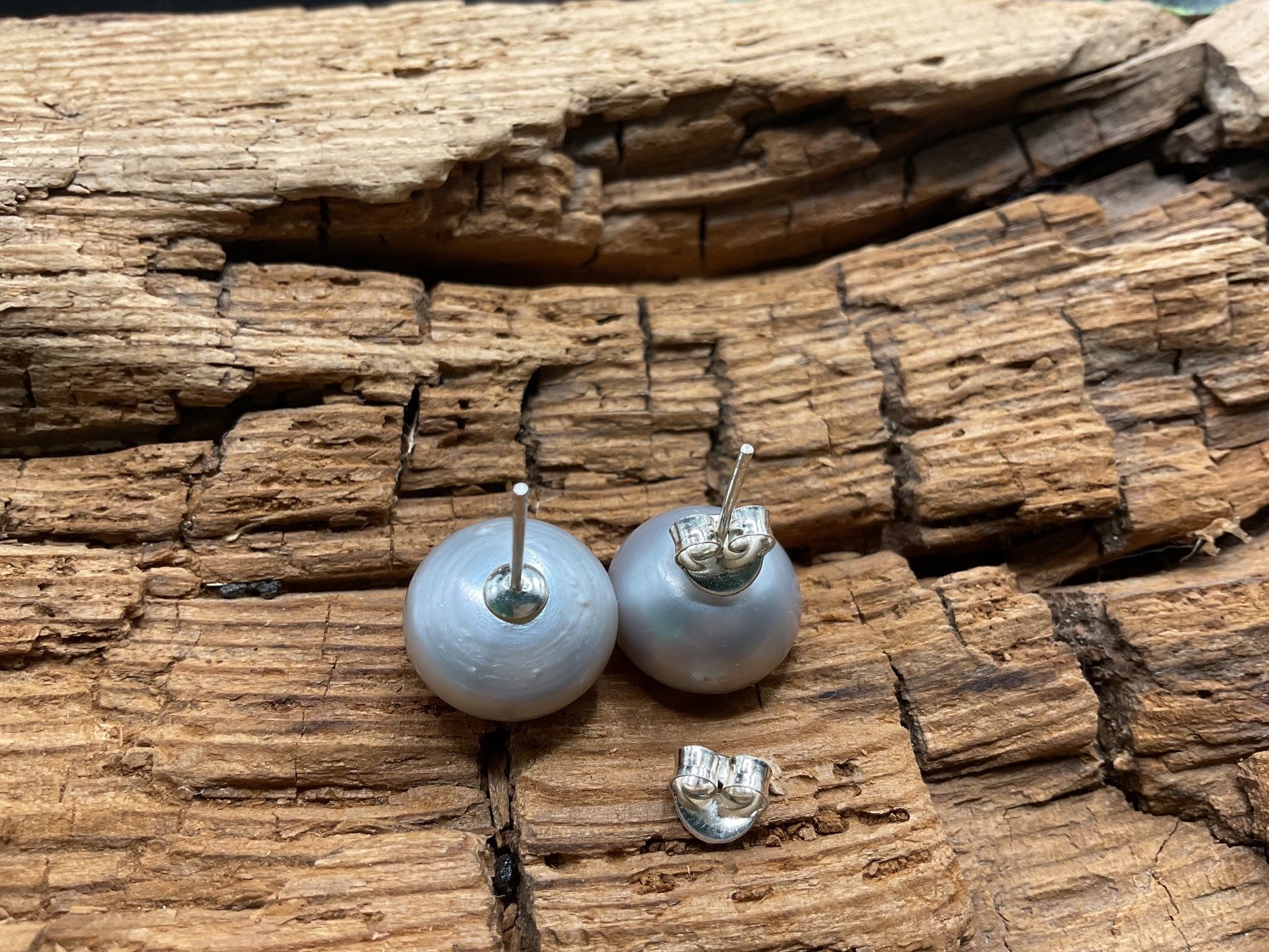 Ohrringe & -stecker: Ohrstecker mit Riesen Süsswasserperlen 13mm in SS – Neu (gemäss Beschreibung) aus Luzern von S.Kern01 3