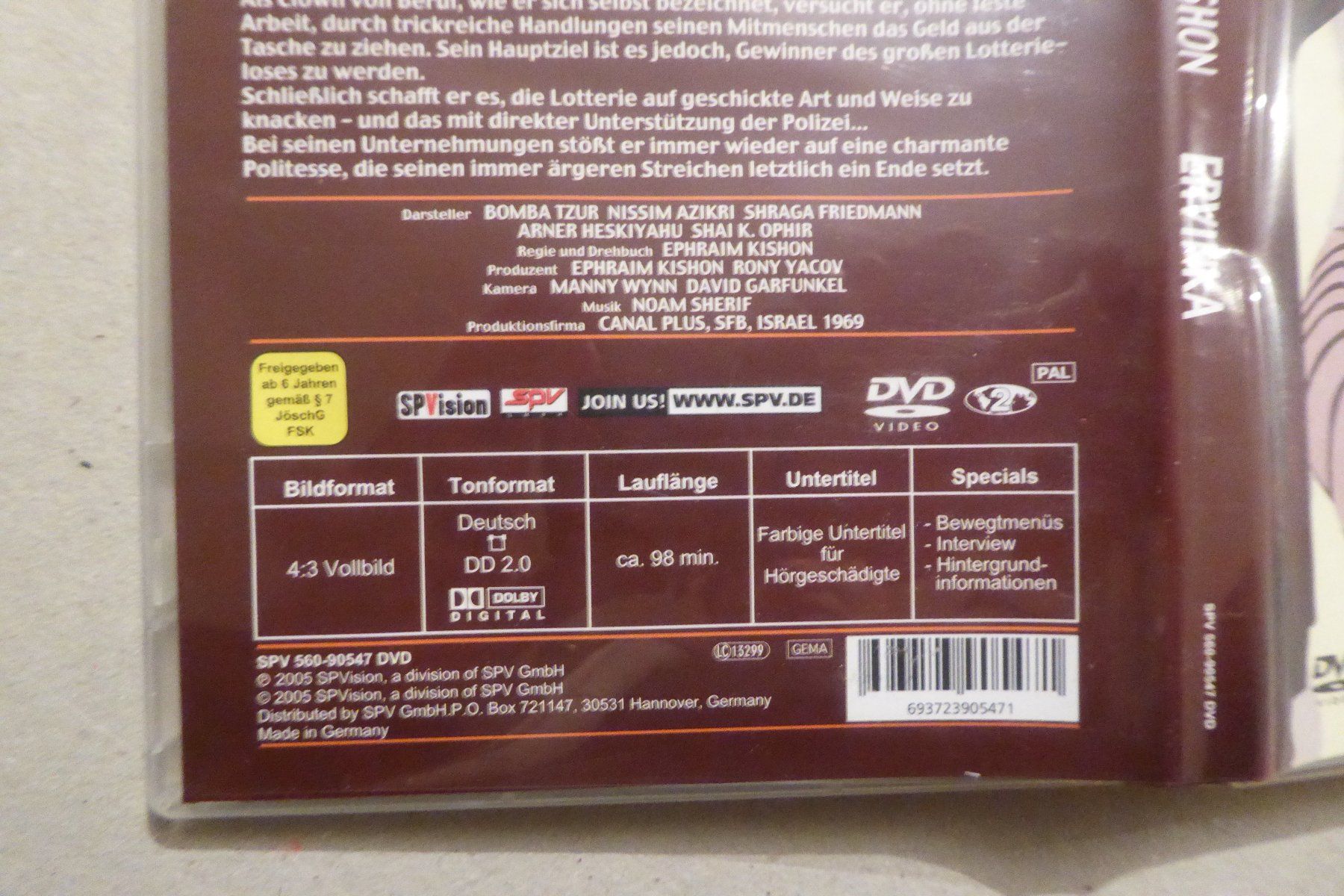 Tutti i DVDs: DVD Ervinka sehr selten – Usato da Allschwil venduto da Summelsarium 2