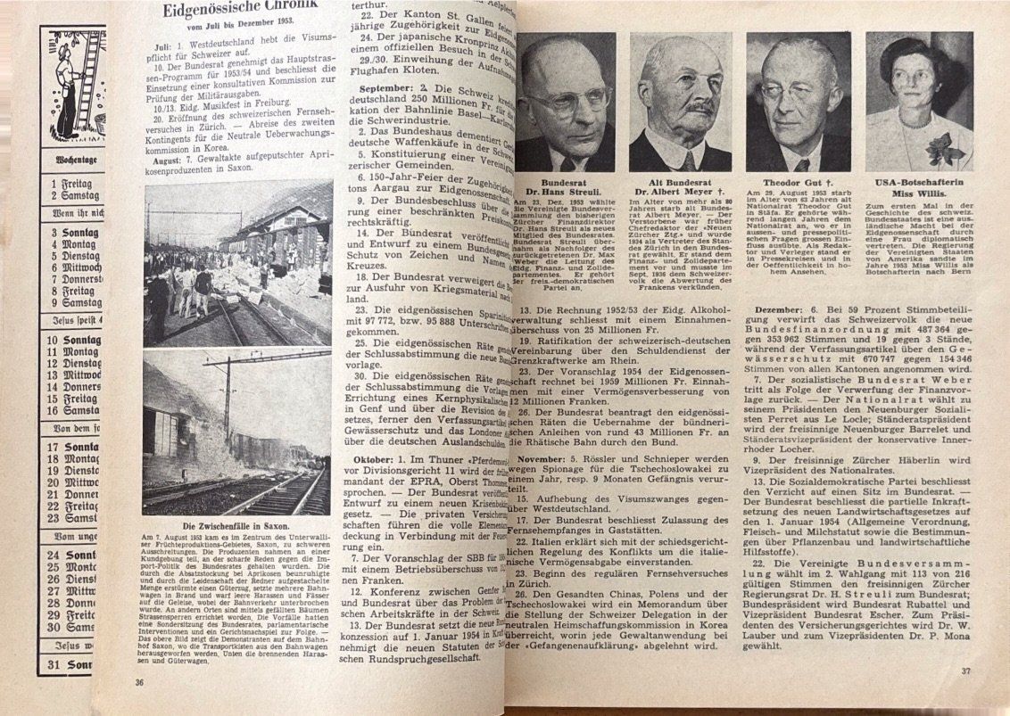 Libri: Feierabend Kalender 1955 – Usato da Sarnen venduto da Livres 2