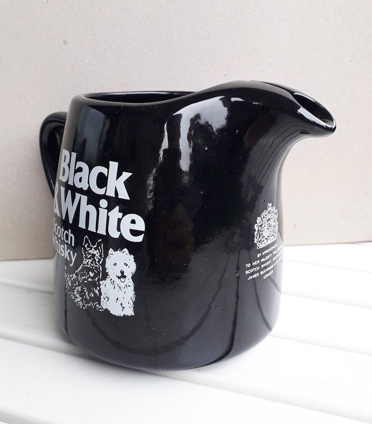 Karaffen: Vintage "Black & White" Whiskykrug - # 2 – Neu (gemäss Beschreibung) aus Lugano von Maurizio_Collector 1