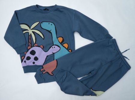 NEXT Pullover & Hose Set mit Dinosaurier  Gr.104/110