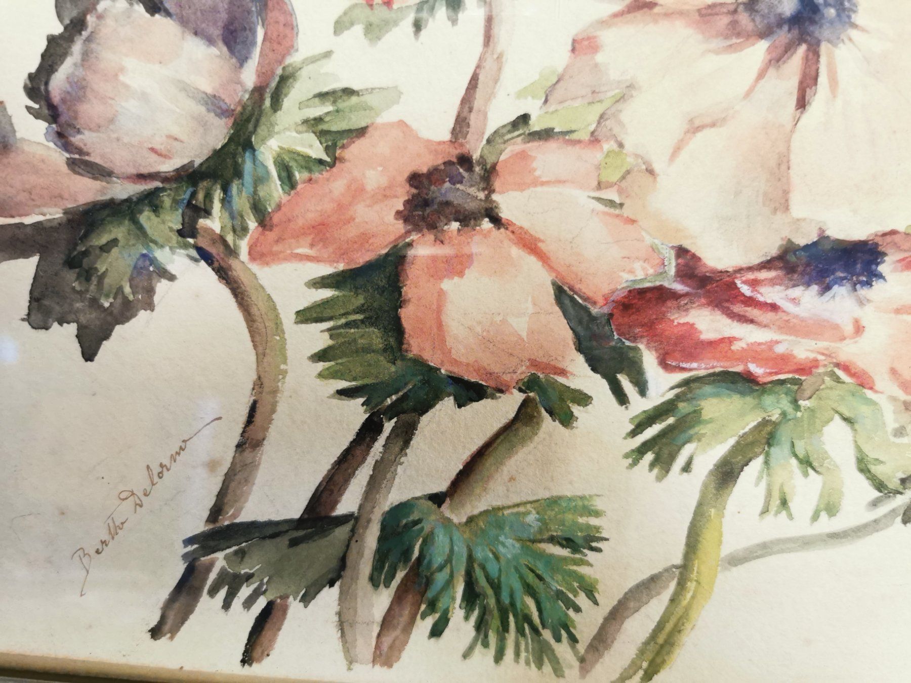 Gemälde: BERTHE DELORME AQUARELLE SIGNÉE – Gebraucht aus Genève von Qanil77 2