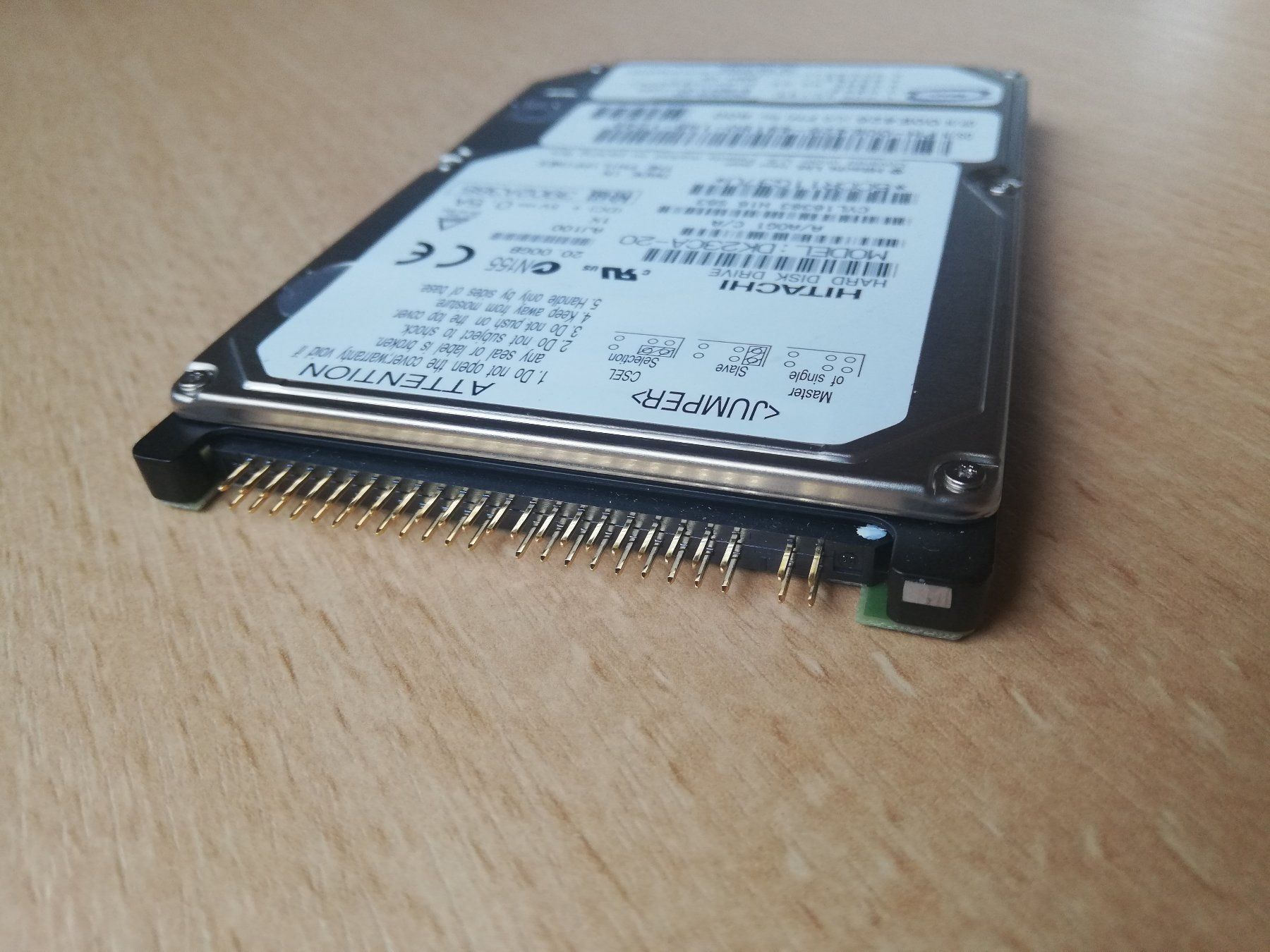 Hitachi Harddisks: 2.5" HDD IDE Hitachi DK23CA-20 20 GB – Gebraucht aus Worb von geo_zbd8 2