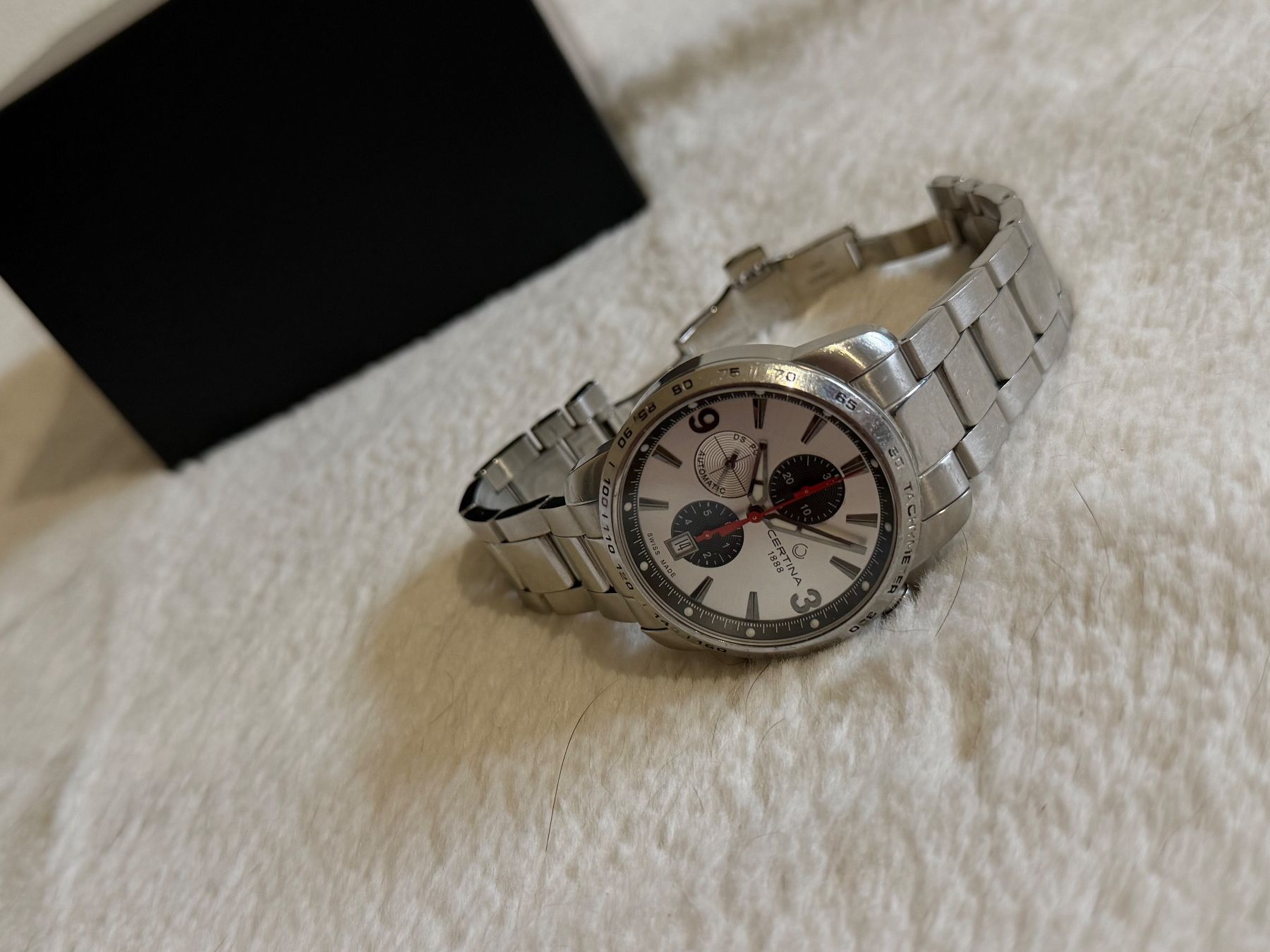 Certina Orologi: Certina DS Podium Automatic Chrono mit Box und Papiere läuft – Usato da Altnau venduto da SwissGoldTime 2