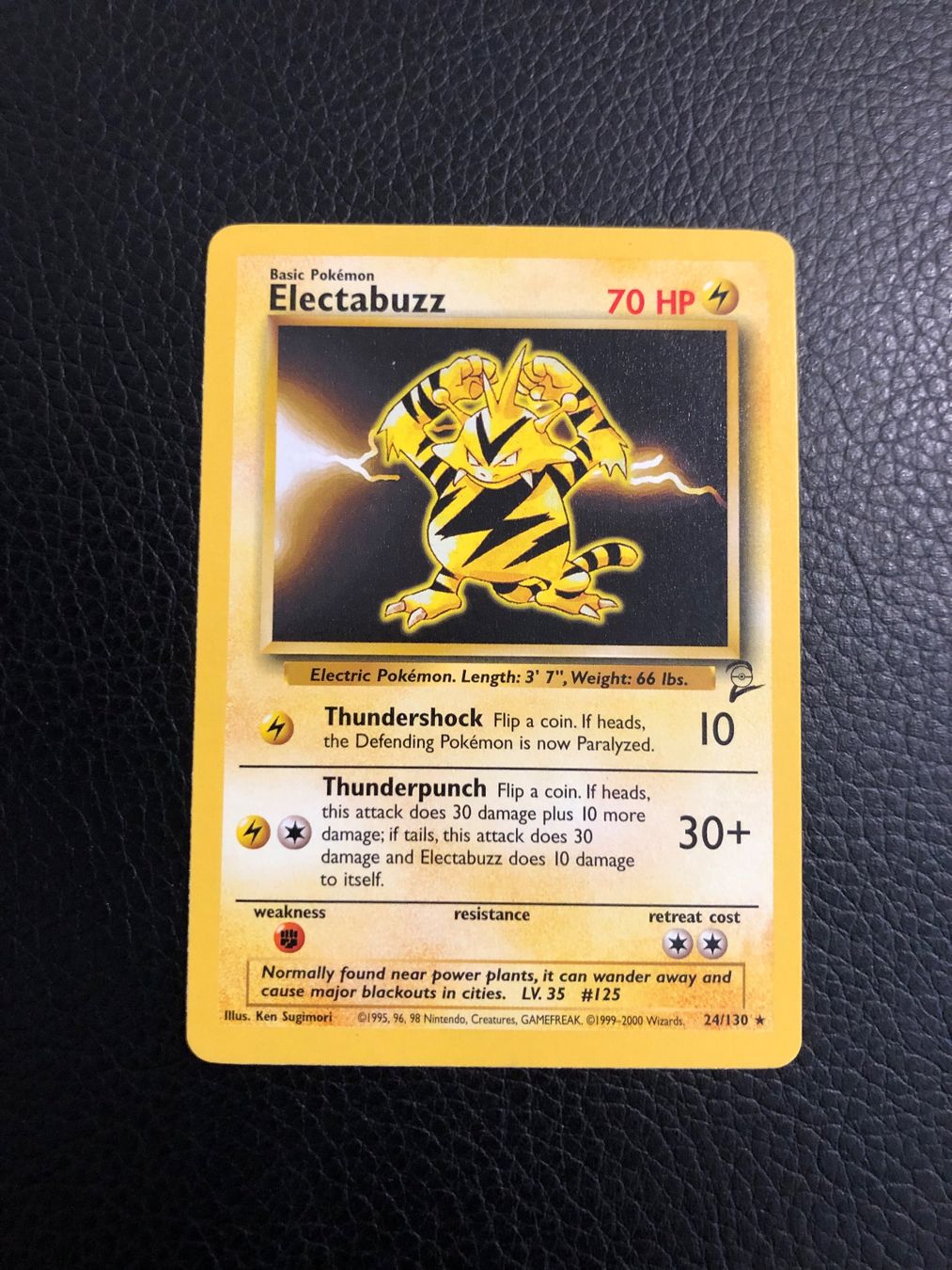 Pokémon Carte collezionabili: 2000 Base Set 2 - Electabuzz rare 24/130 Ab 1 – Usato da Paradiso venduto da Pkmn10