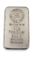 Argor SA Silberbarren 20 g Feinsilber 999 Schweiz