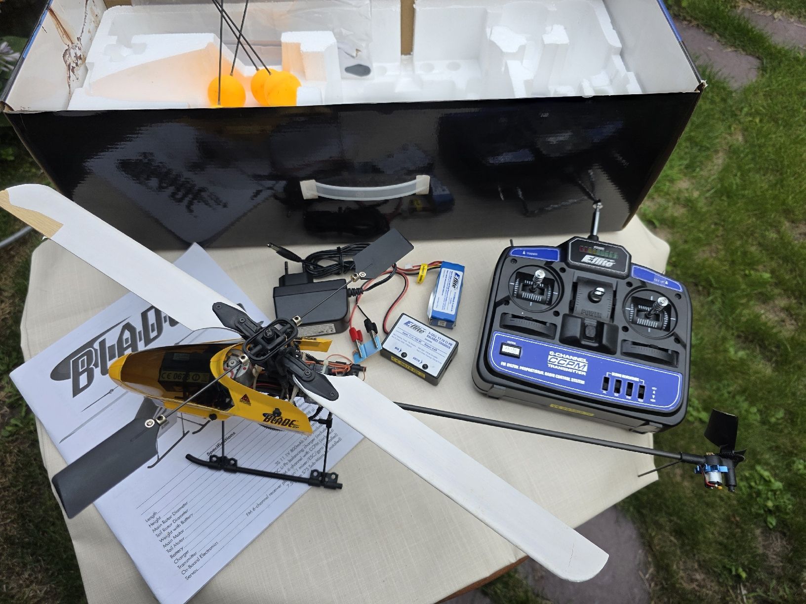 E-Flite RC Modellbau: E-flite Blade CP+ Heli mit Gebrauchsspuren – Defekt aus Schwanden GL von sasusy 1