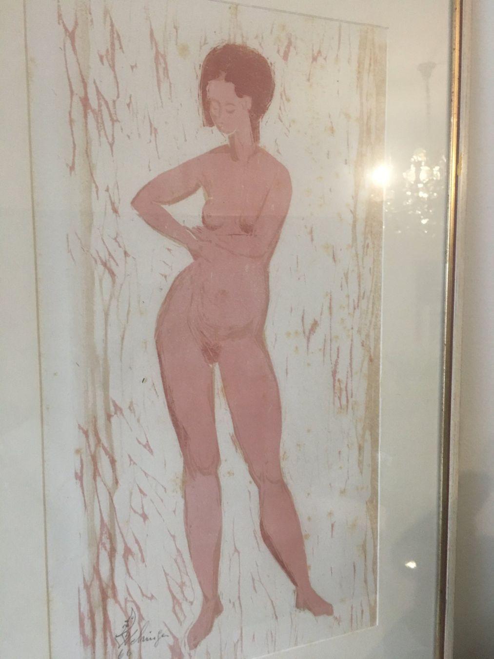 Grafiken & Lithographien: Fascinierte  AKT  Litho von W. Wehinger – Gebraucht aus Zürich von Nofelet31 1