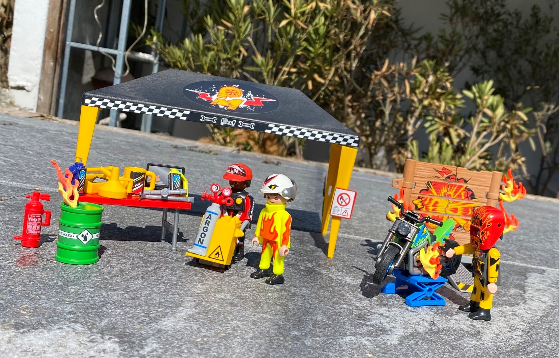Giocattoli: Playmobil Motocross-Garage – Usato da Subingen venduto da nathi72