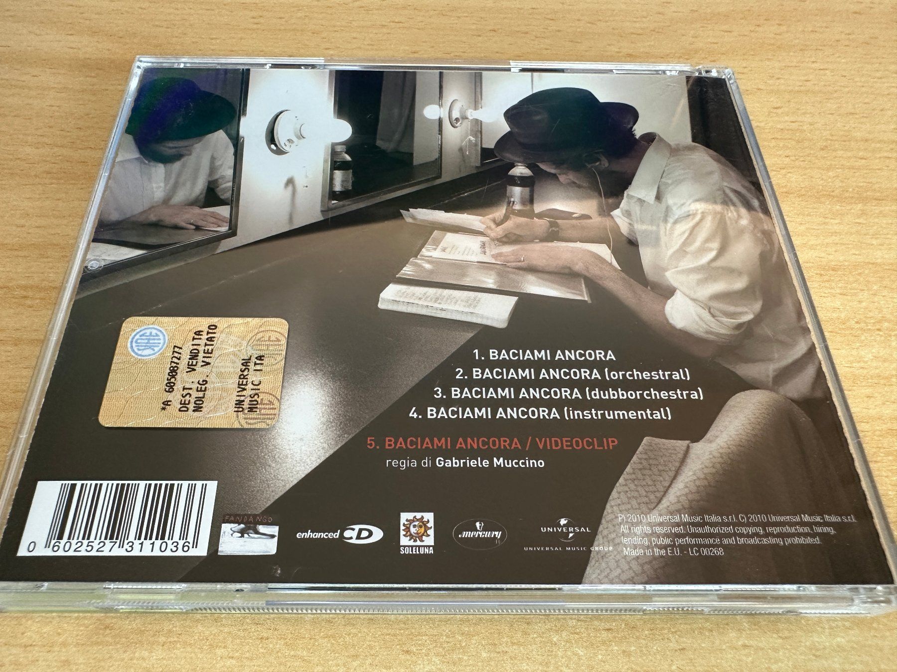 CD: Jovanotti – Baciami Ancora - Maxi-Single CD – Usato da Rikon im Tösstal venduto da Alpenmutz 1