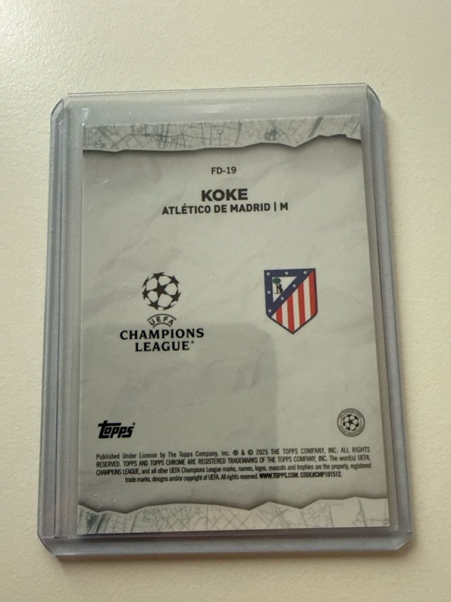 Topps Carte collezionabili: Koke, Athletico Madrid, Topps Chrome UCC – Usato da Bäretswil venduto da pu0_7rmv 1