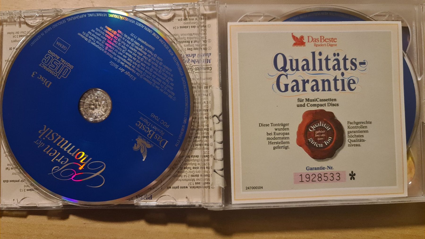 CD: 5 CDs "Perlen der Chormusik" Faszinierende Lieder – Usato da Dintikon venduto da Vexi 2