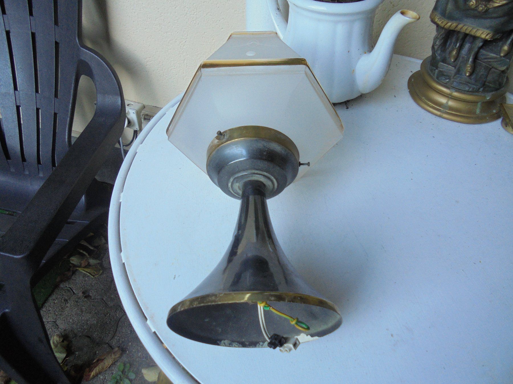 Artograph Lampade: Alte Flurlampe, ca. 1950 – Usato da Camorino venduto da Hunpete 4