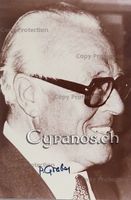 Pierre Graber (1908-2003) Bundesrat - Autogramm