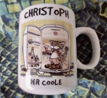 Teetasse "Christoph der Coole", Tasse Alex Rinesch,Fürhapter