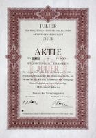 Julier Verwaltungs- und Beteiligungs-AG Chur - 1935
