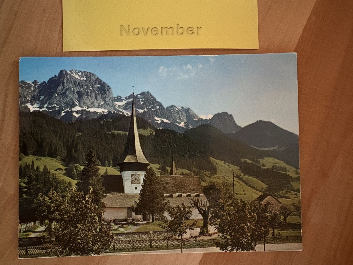 Cartoline postali: AK von Rougemont / Kirche – Usato da Rümlang venduto da Kartenpost1