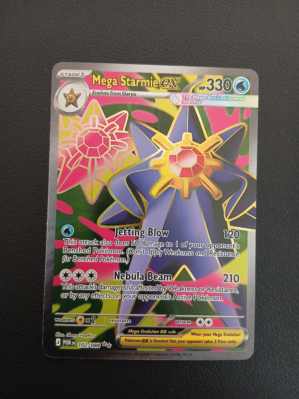 Pokémon Carte collezionabili: Perfect Order Mega Starmie ex Pokémon Englisch – Nuovo (secondo la descrizione) da Regensdorf venduto da Baba_Basar