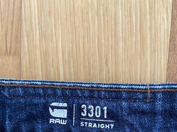 Jeans: G-Star Raw Straight 3301 – Usato da Ebikon venduto da van_qg5n 1