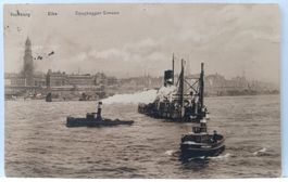 Hamburg, Elbe, SAUGBAGGER SIMSON, 1922