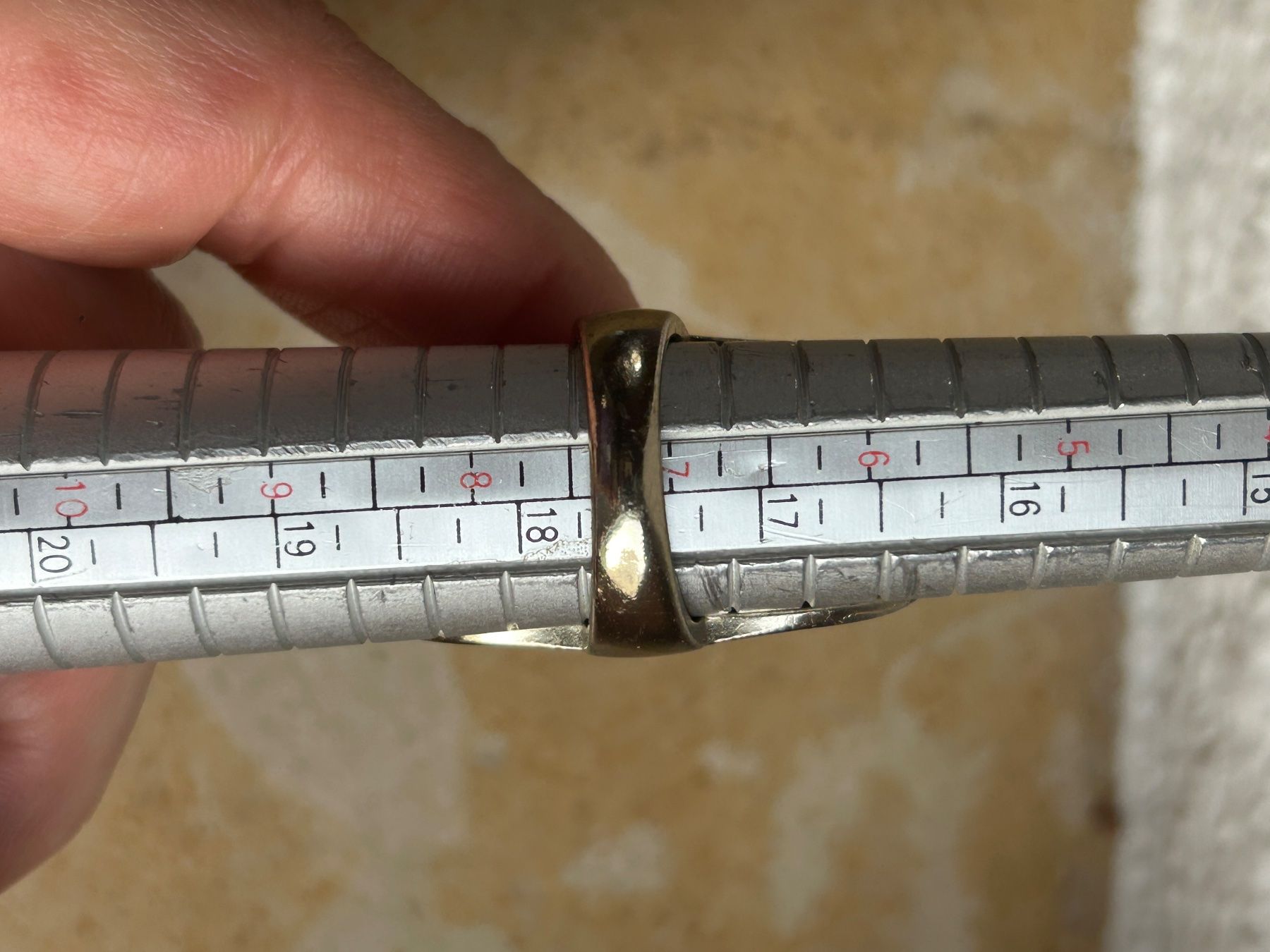 Anelli: Ring "Gothik" Silberlook, Grösse 55 – Usato da Laufen venduto da belleskulptur 7