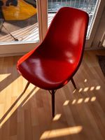 eames fiberglas sidechair orange