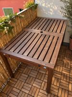 Outdoor wooden table + 4 chairs - Moving sale
