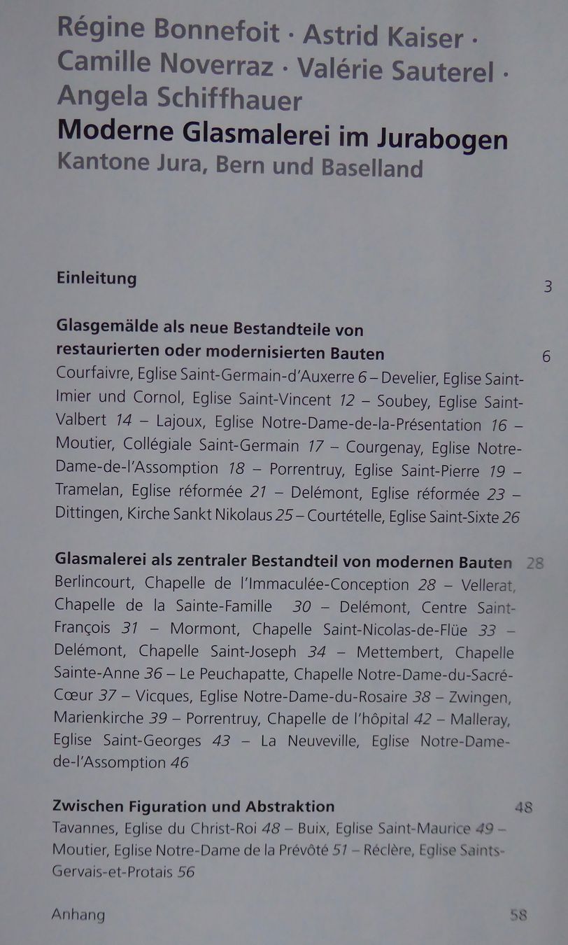 Libri: Moderne Glasmalerei im Jurabogen, Kunstführer – Usato da Affoltern am Albis venduto da Cadorso 1