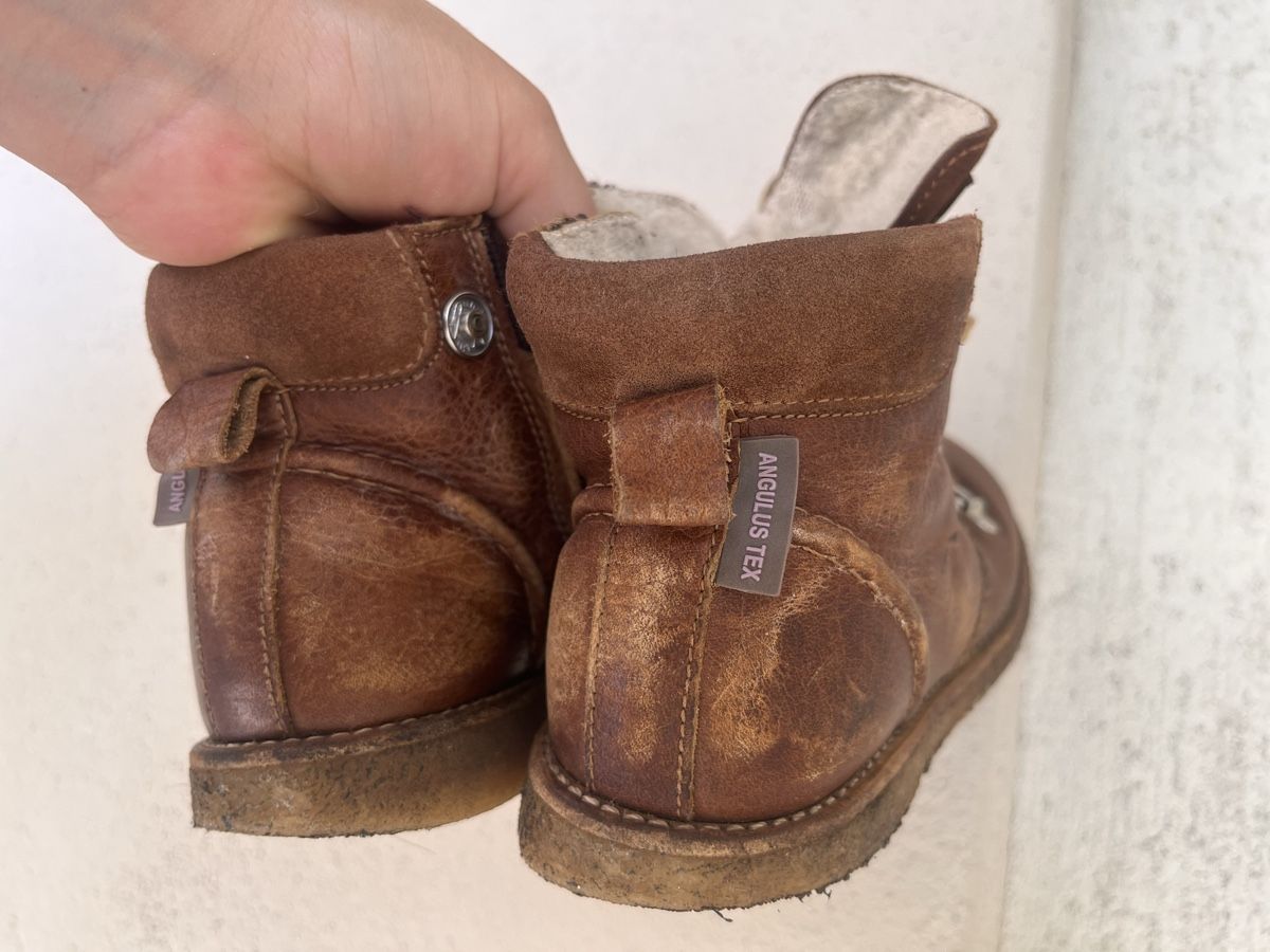 Scarpe per ragazzi: Lederschuhe mit Wolle Angulus Gr. 31 Kinderschuh – Usato da Basel venduto da luk_stein 3