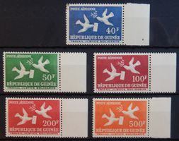 Guinea Kat. 26-30 ** 1959 Kat. 14 Euro