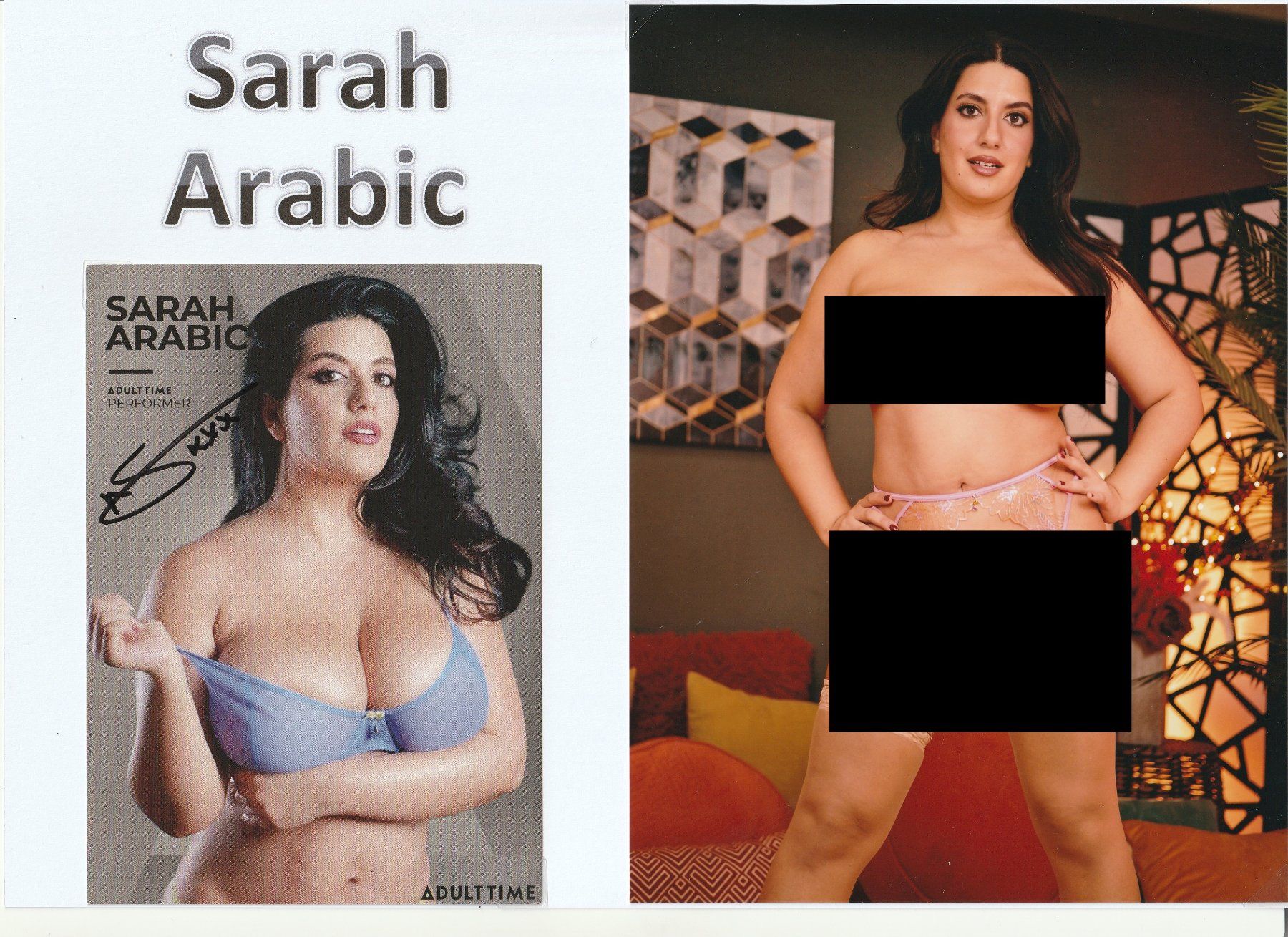 Autografi: Sarah Arabic / Originalautogramm – Usato da Schwyz venduto da racingautographs