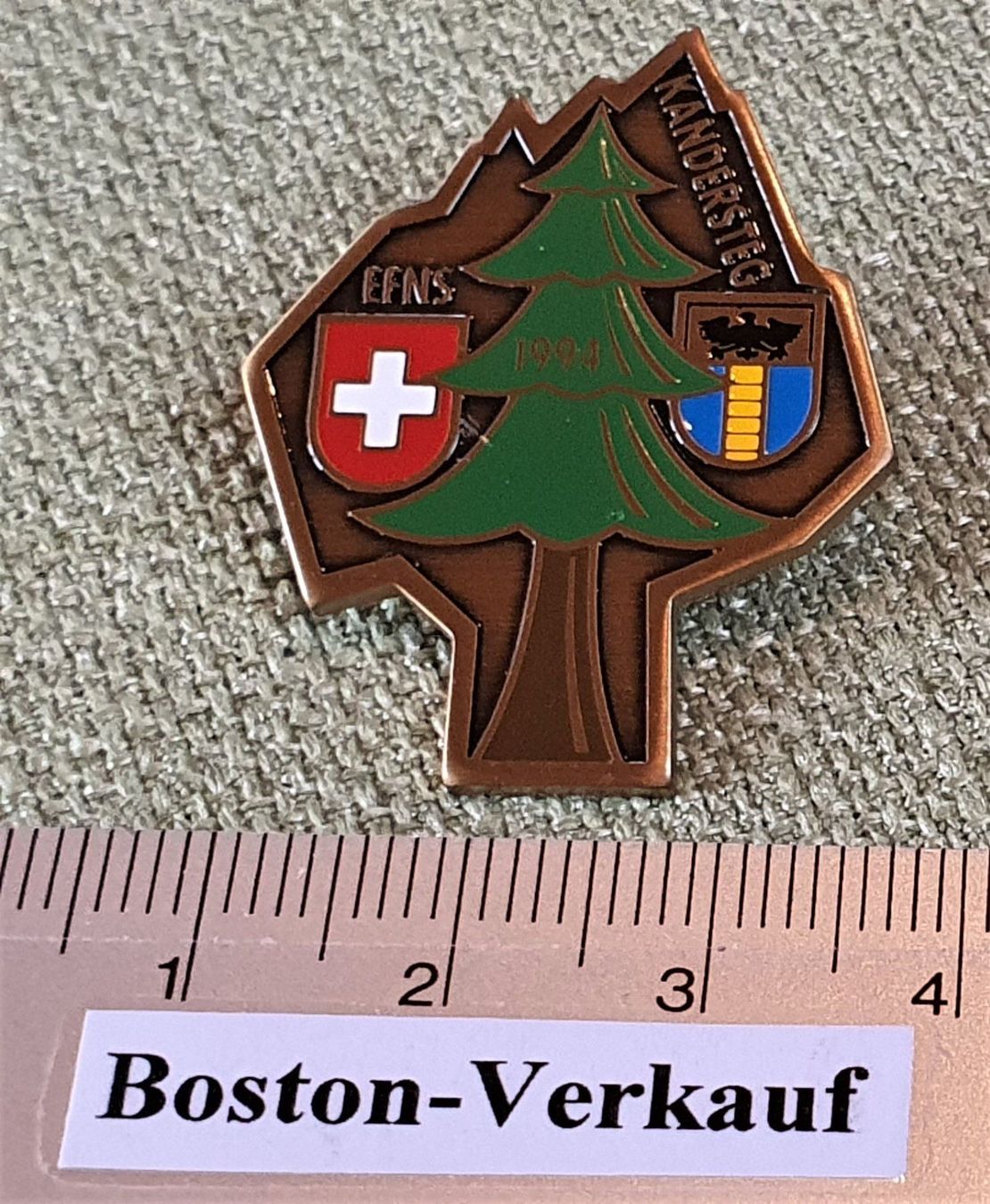 Placchette & Badge: B755 - Pin Kandersteg EFNS 1994 Schweiz – Usato da Reinach BL venduto da Boston-Verkauf 1