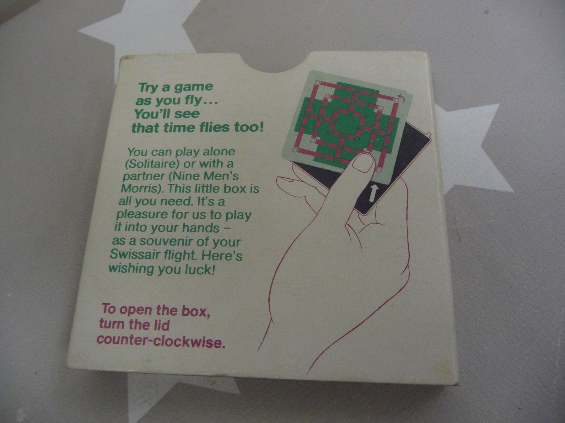 Jeux: Swissair Solitaire Mühle – D'occasion à Rafz par Powacaddy 5