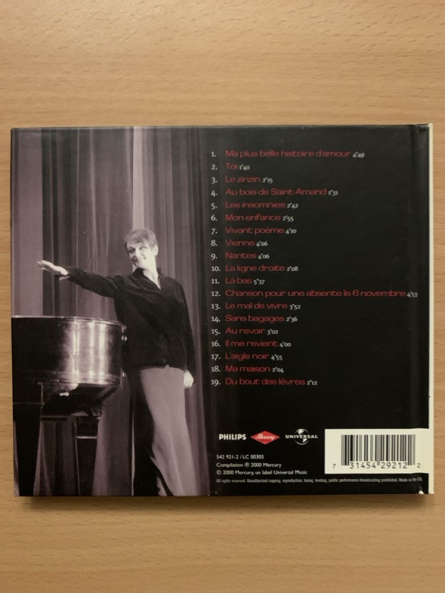 CDs: CD Barbara, édition compilation 19 titres – Gebraucht aus Salavaux von Lune_Diurne 1